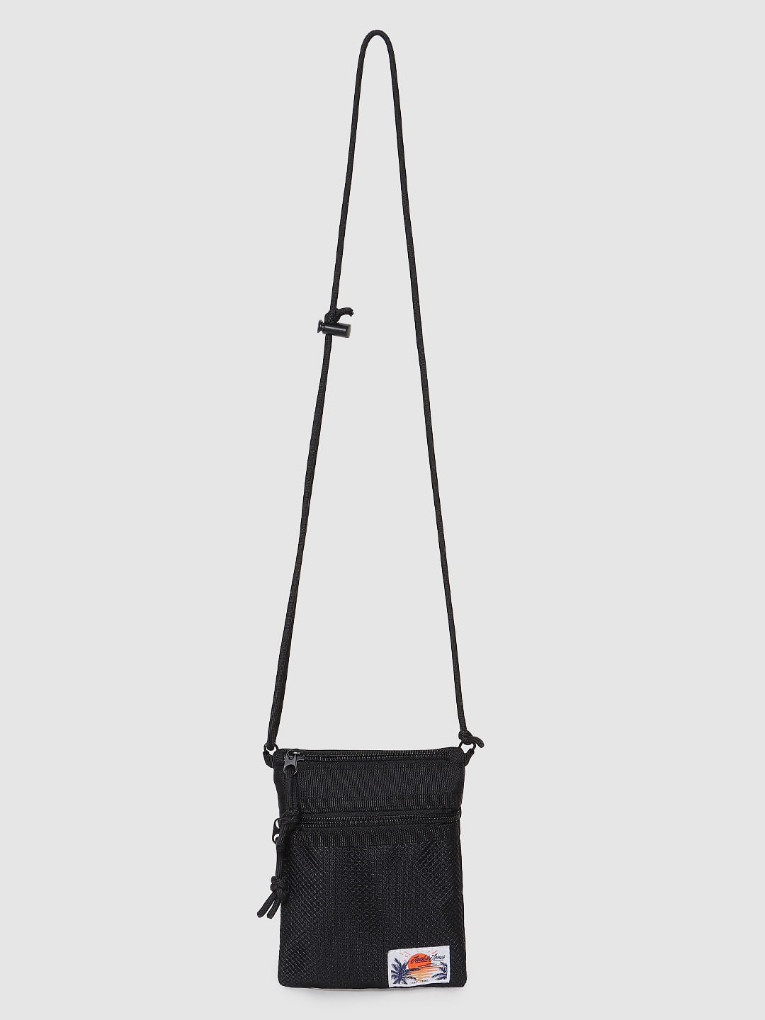 Black Mesh Sling Bag