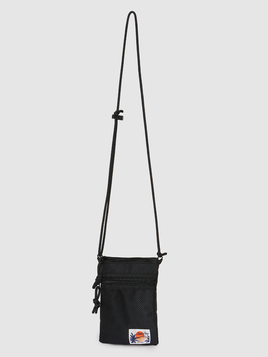 Black Mesh Sling Bag