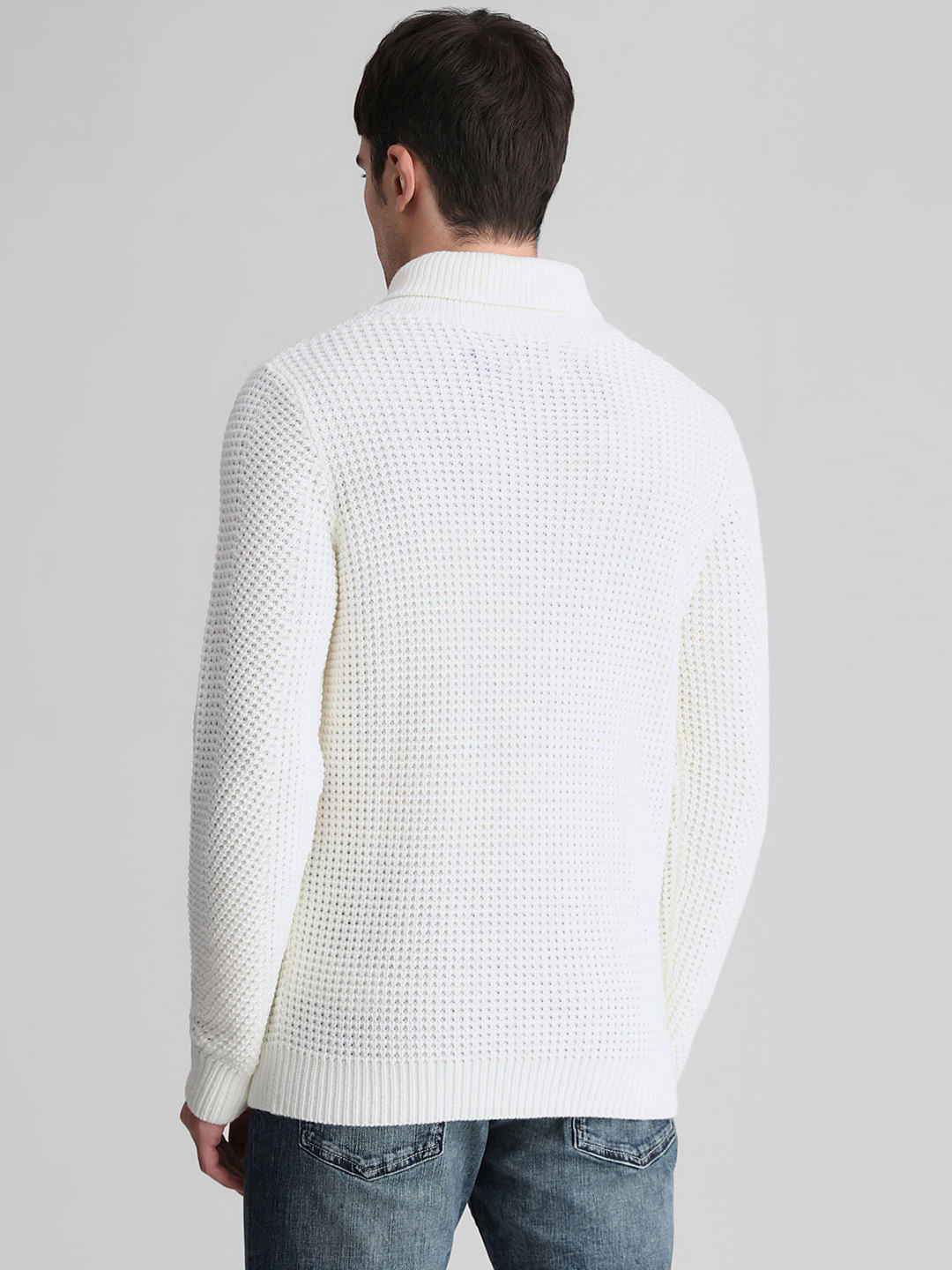 White Knitted Sweater