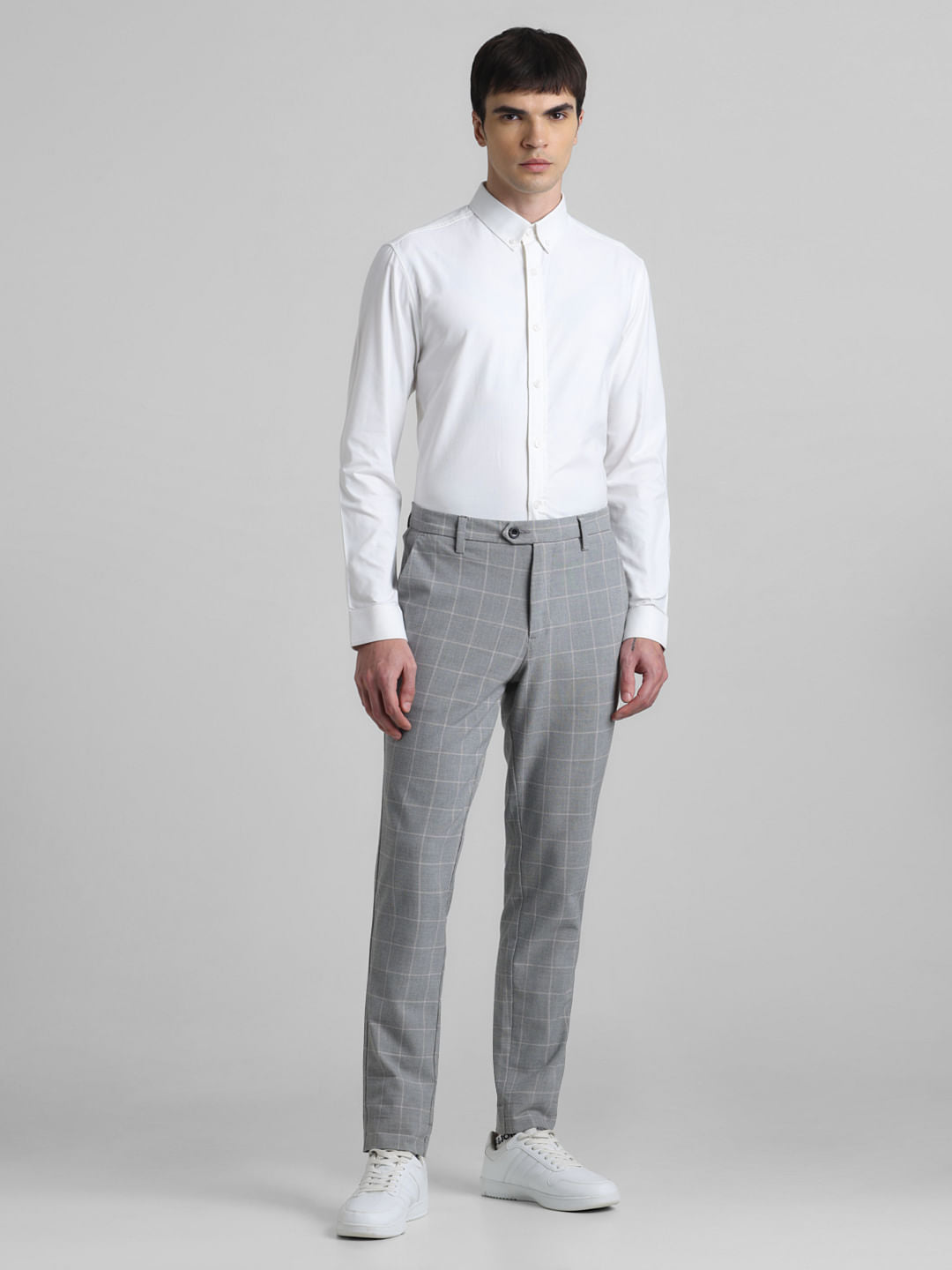 White Oxford Full Sleeves Shirt