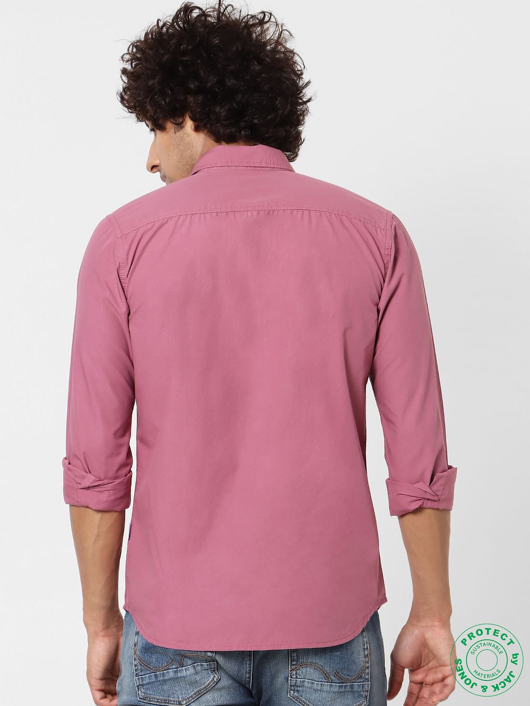 Pink Full Sleeves Shirt