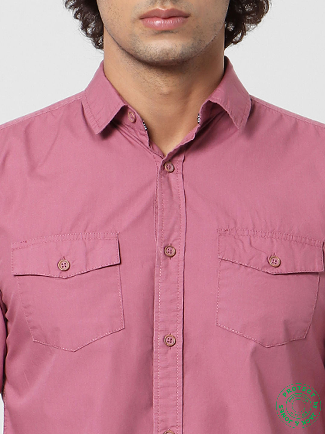 Pink Full Sleeves Shirt