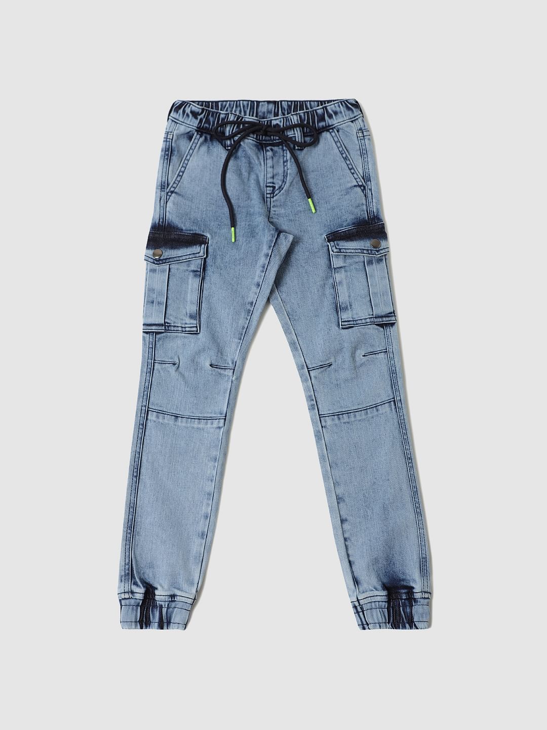 Boys Blue Mid Rise Paul Regular Fit Jeans
