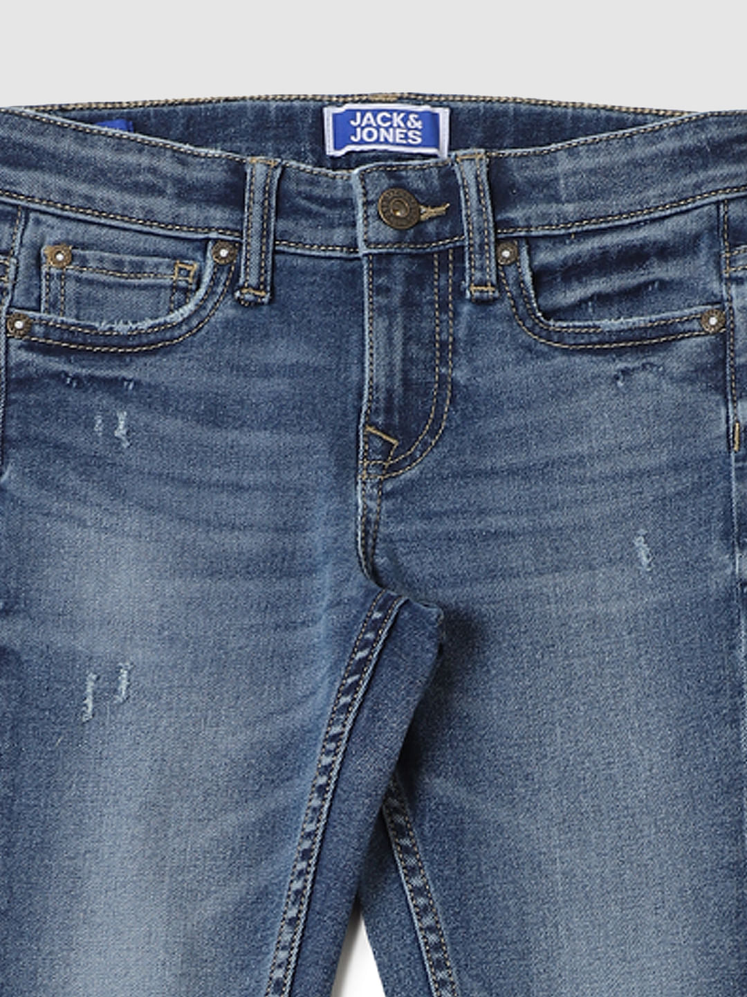 Boys Blue Mid Rise Liam Skinny Fit Jeans