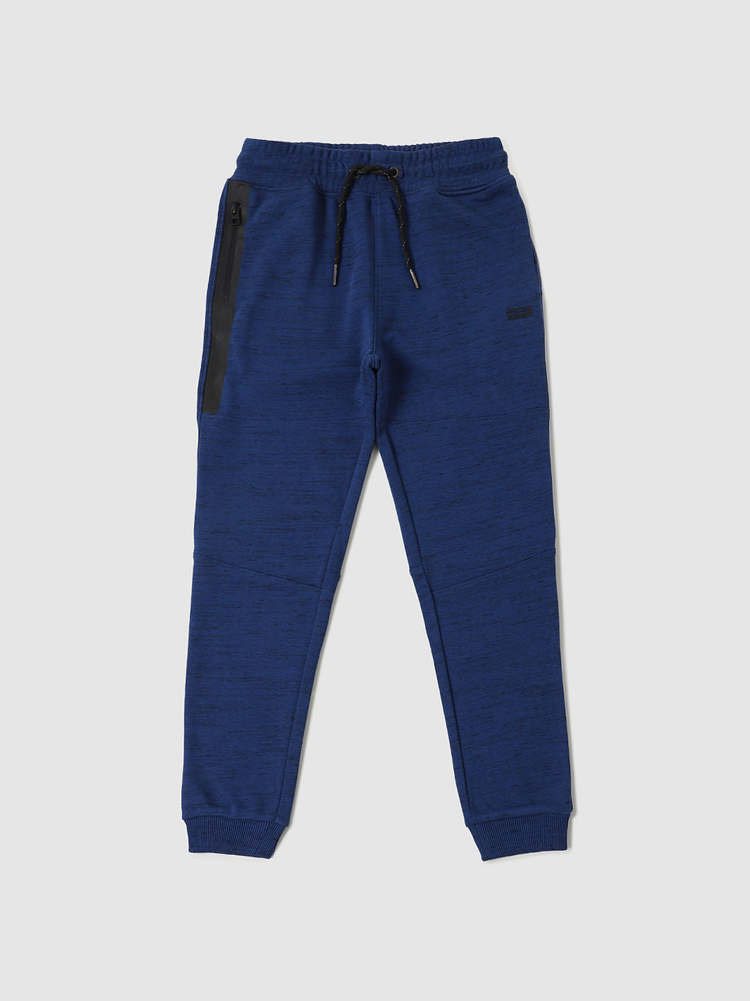 Boys Dark Blue All Over Print Sweatpants - 4/5Y