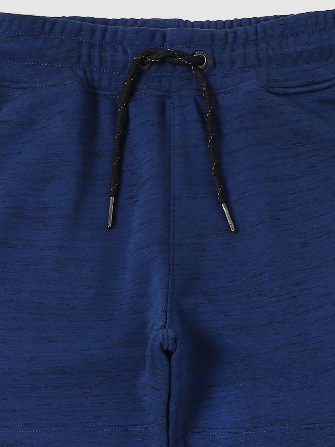 Boys Dark Blue All Over Print Sweatpants