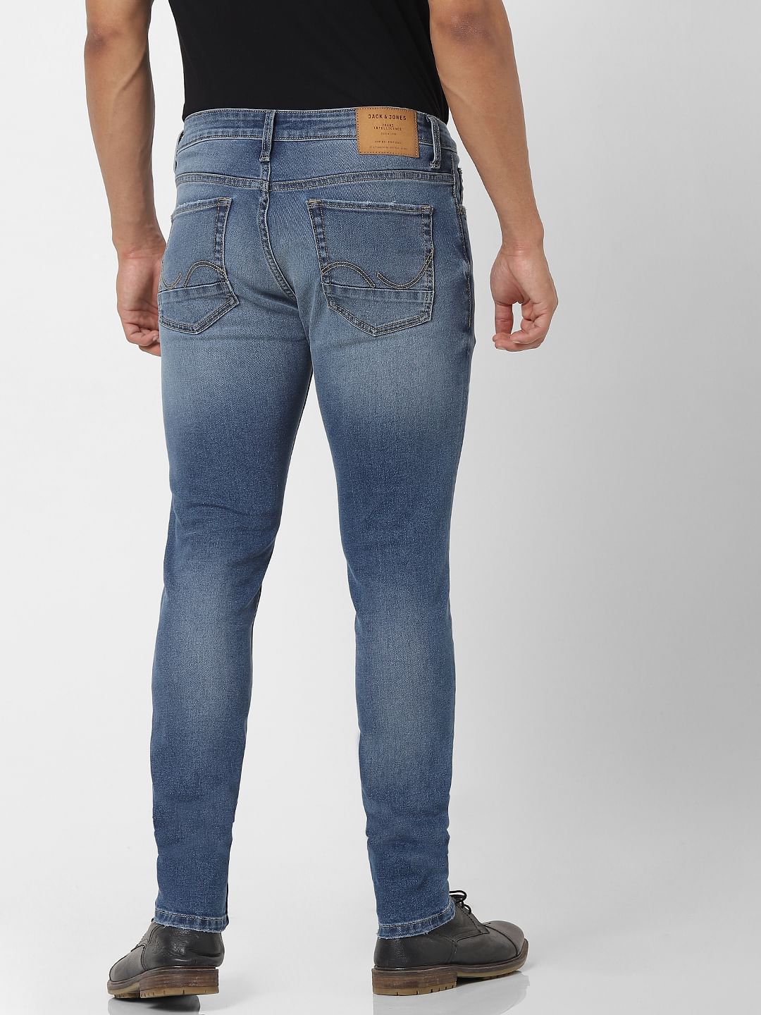 Blue Low Rise Liam Skinny Fit Jeans