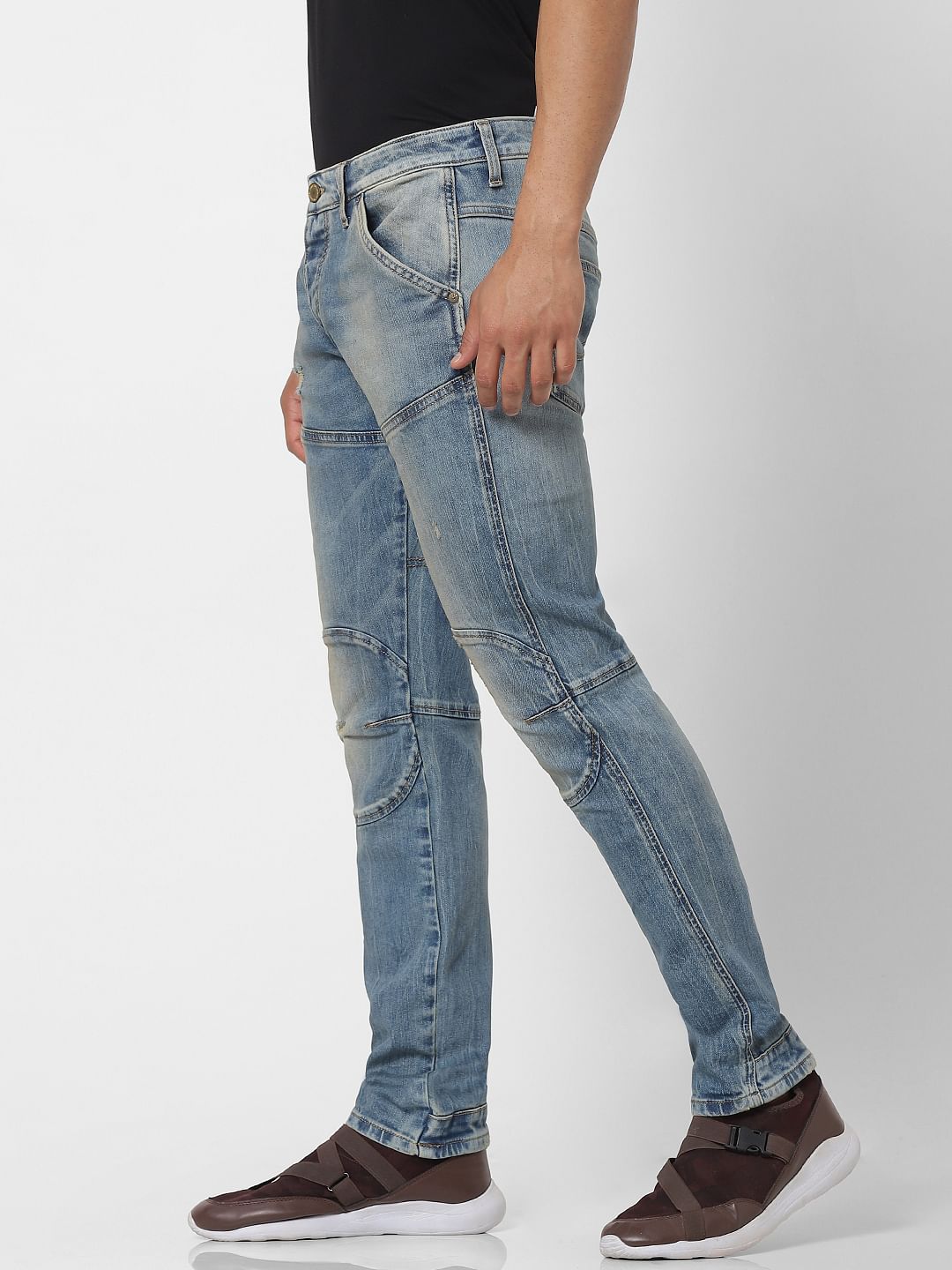 Light Blue Low Rise Simon Anti Fit Jeans