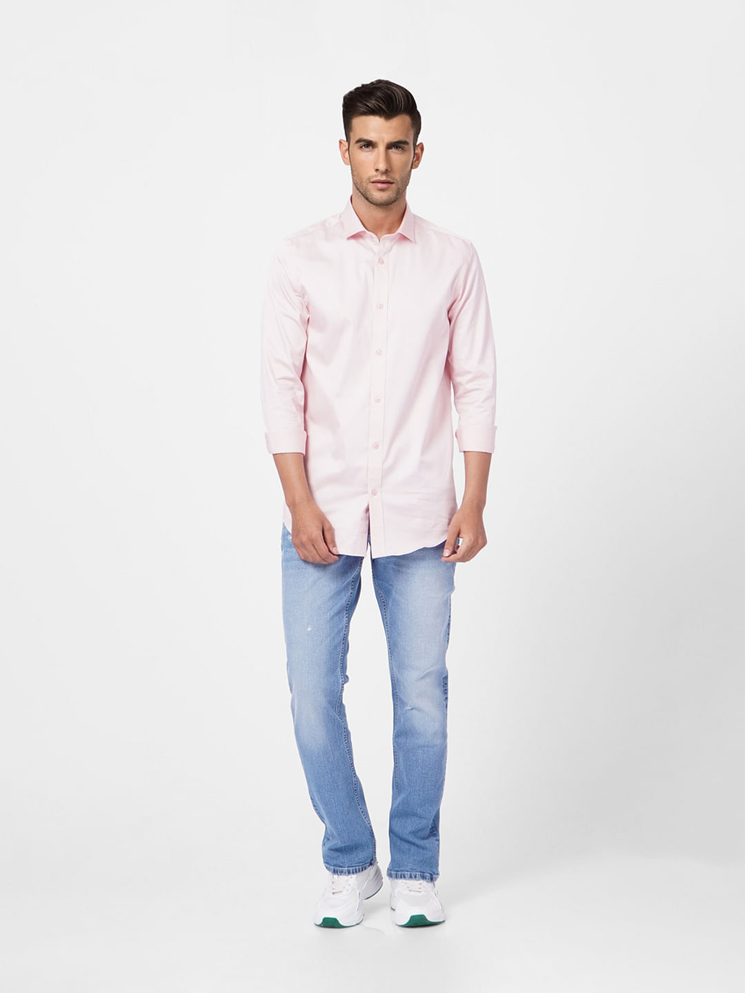 Pink Formal Full Sleeves Shirt