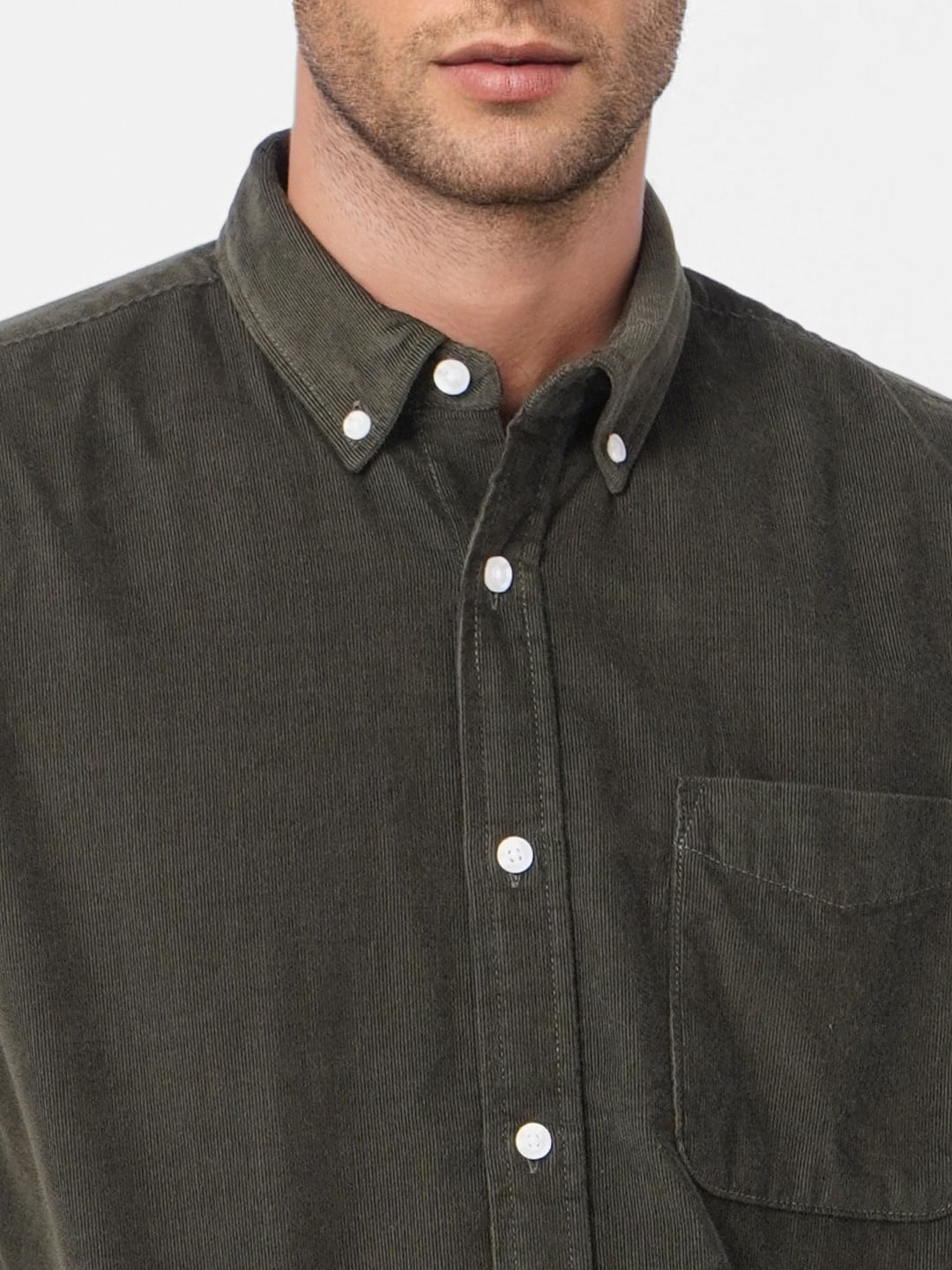 Dark Green Full Sleeves Shirt