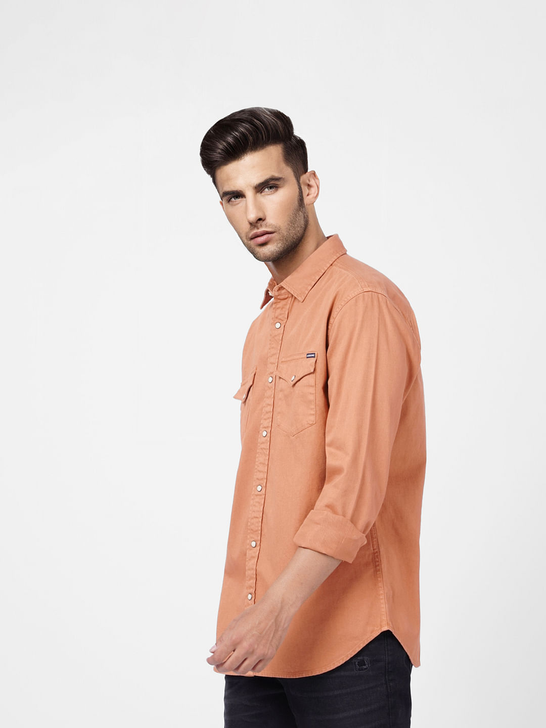 Brown Full Sleeves Shirt