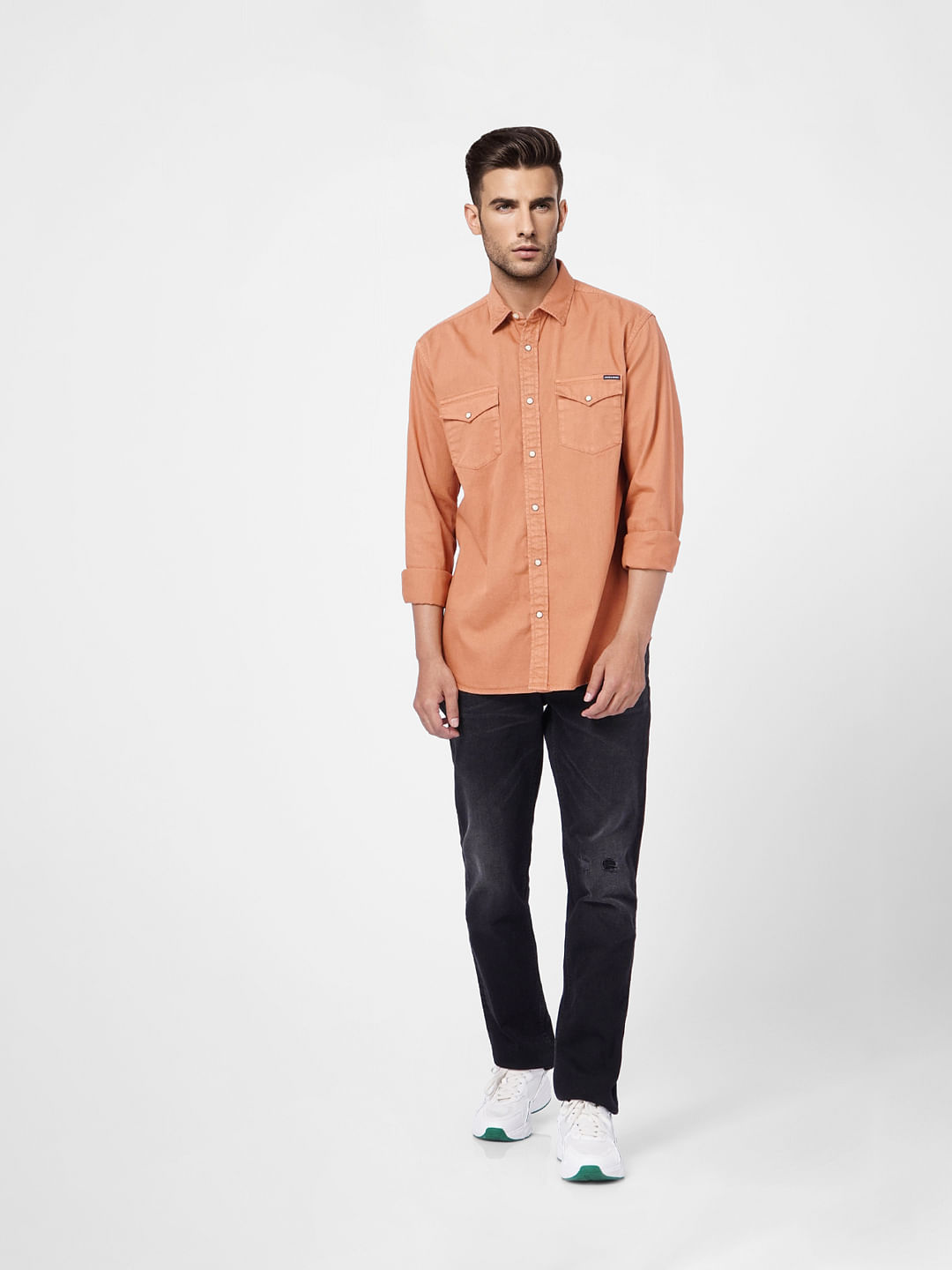 Brown Full Sleeves Shirt
