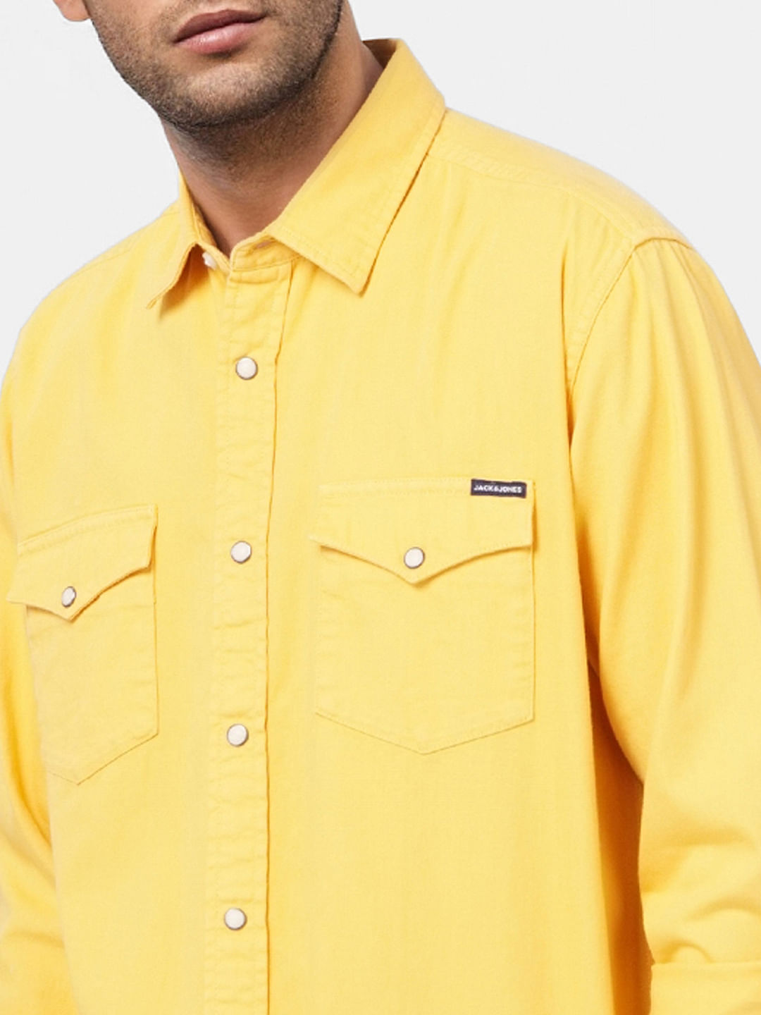 Yellow Full Sleeves Shirt
