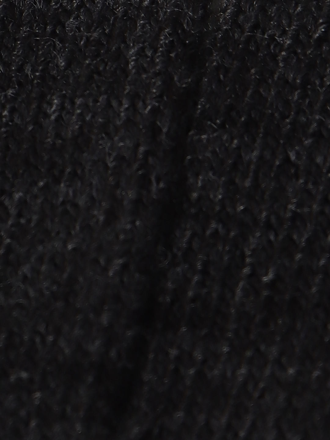 Dark Grey Knit Gloves