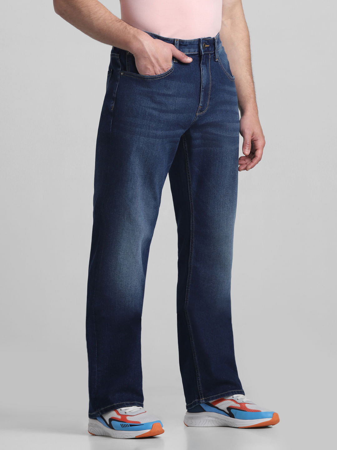 Dark Blue High Rise Ray Bootcut Jeans