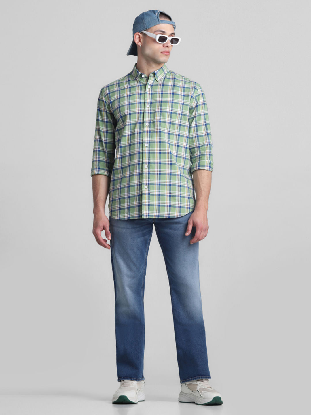 Blue High Rise Ray Bootcut Jeans