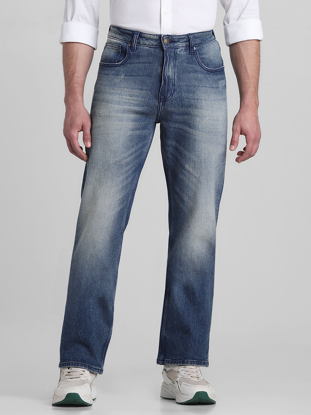 Blue High Rise Ray Bootcut Fit Jeans - 28/30