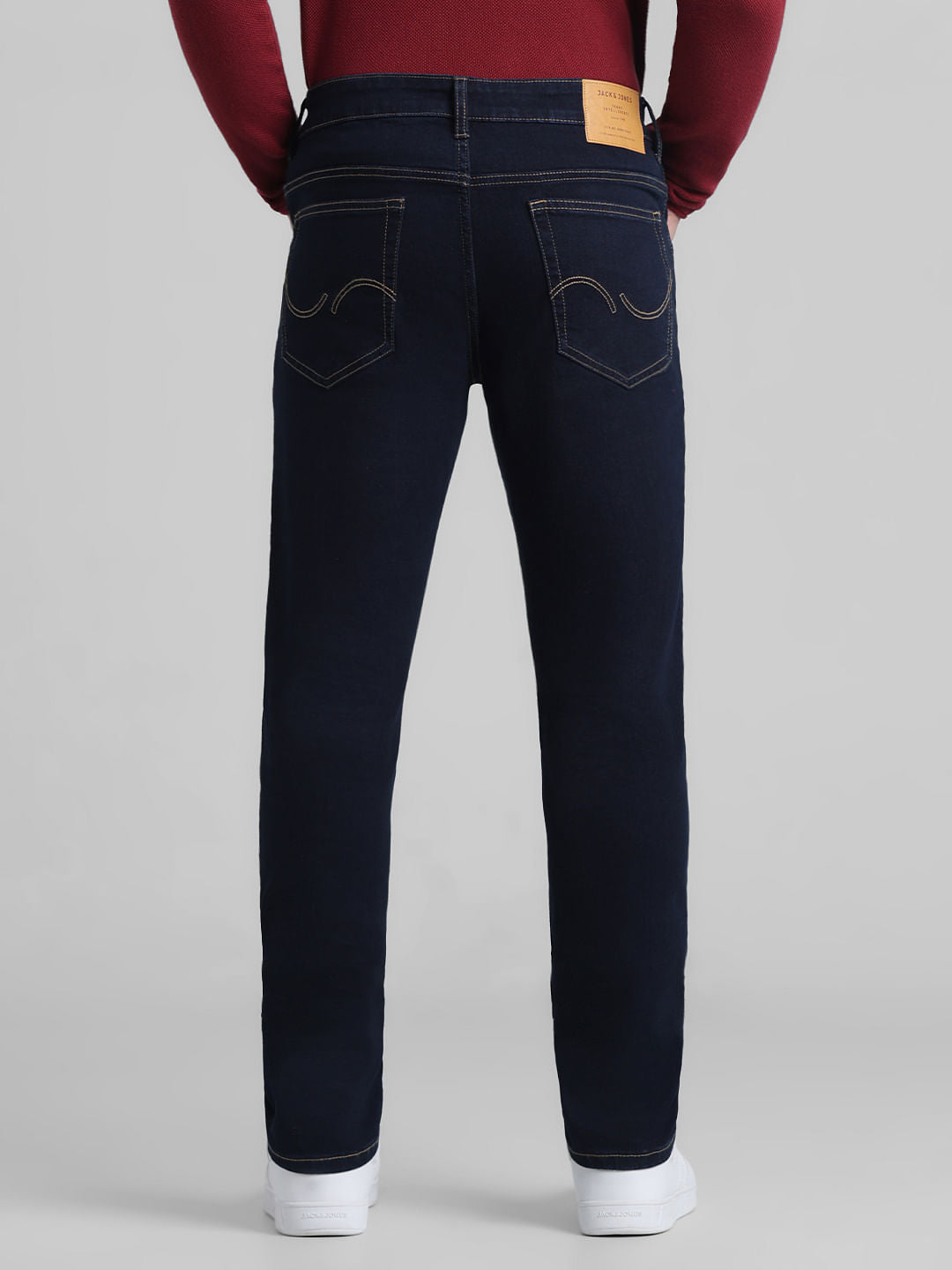 Dark Blue Low Rise Glenn Slim Fit Jeans