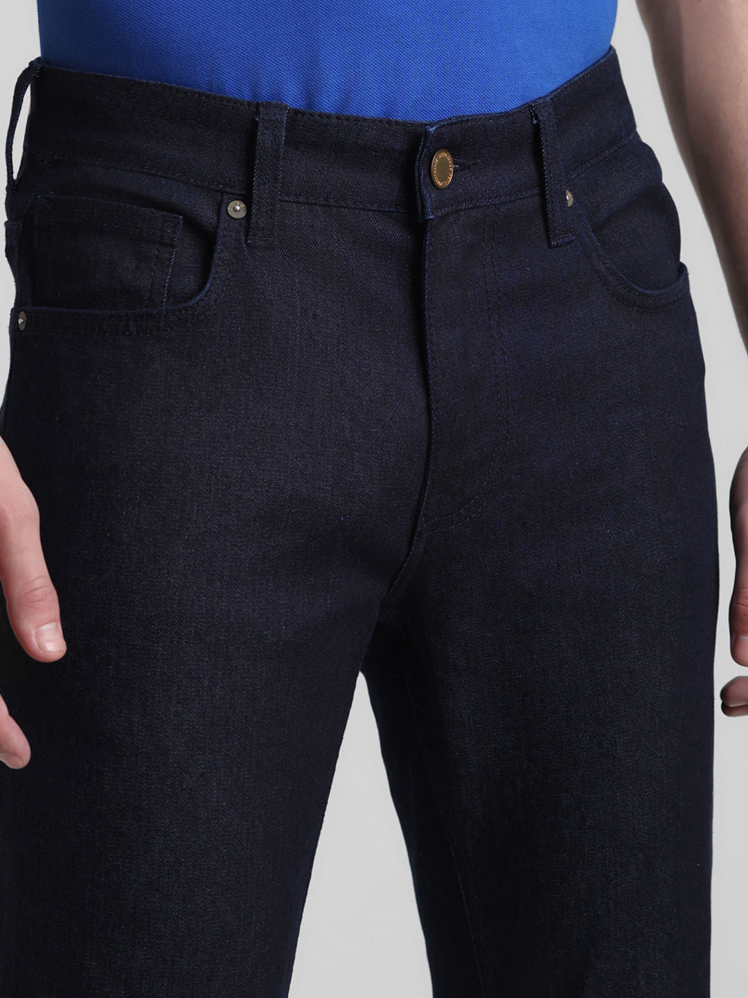 Dark Blue Low Rise Ben Skinny Fit Jeans