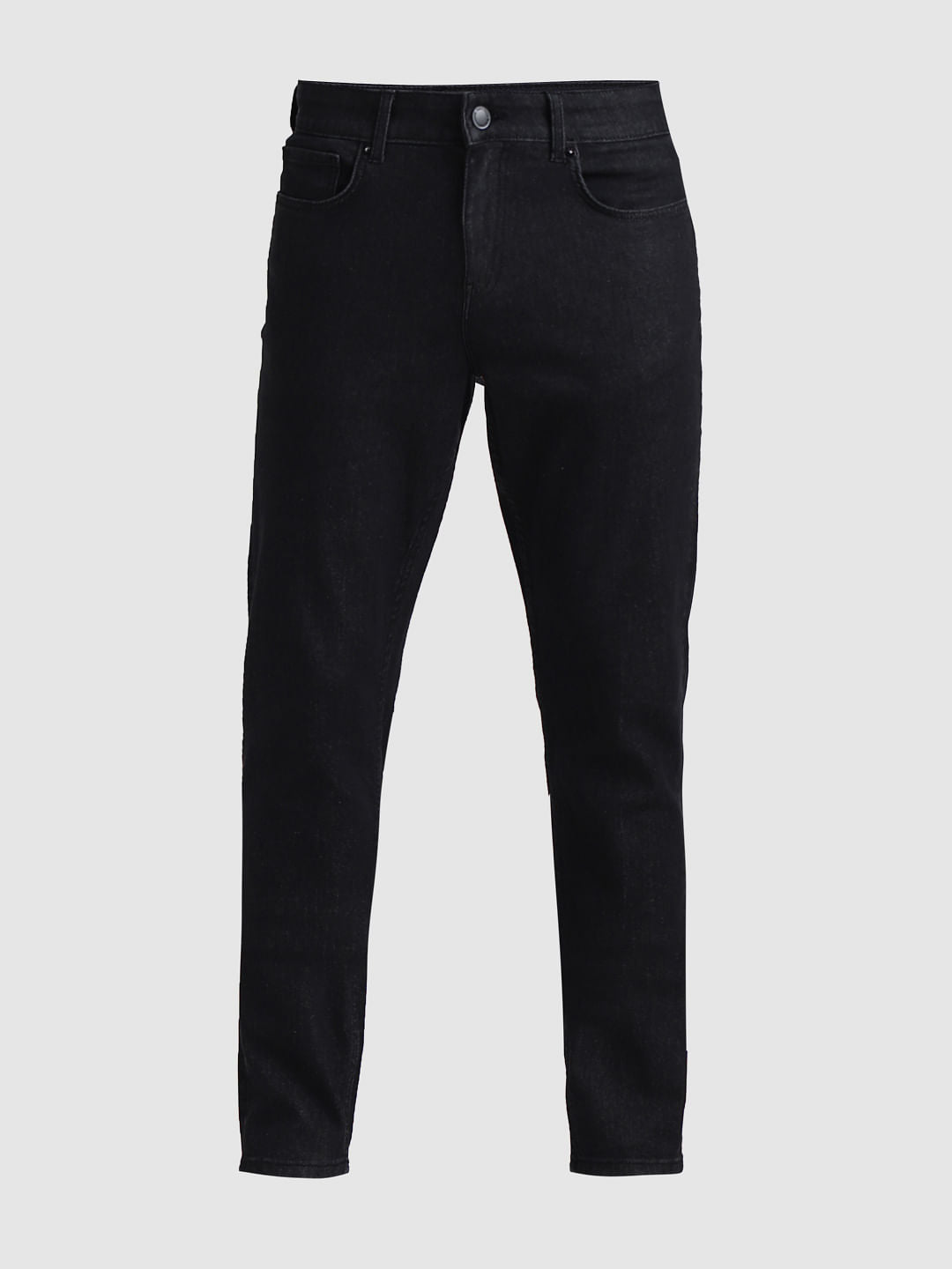 Black Low Rise Glenn Slim Fit Jeans