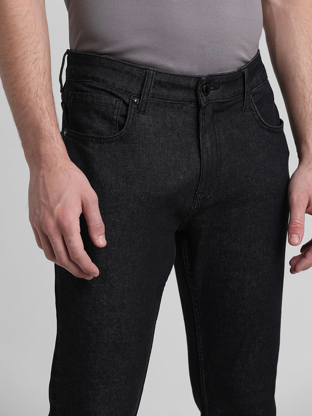 Black Low Rise Ben Skinny Fit Jeans