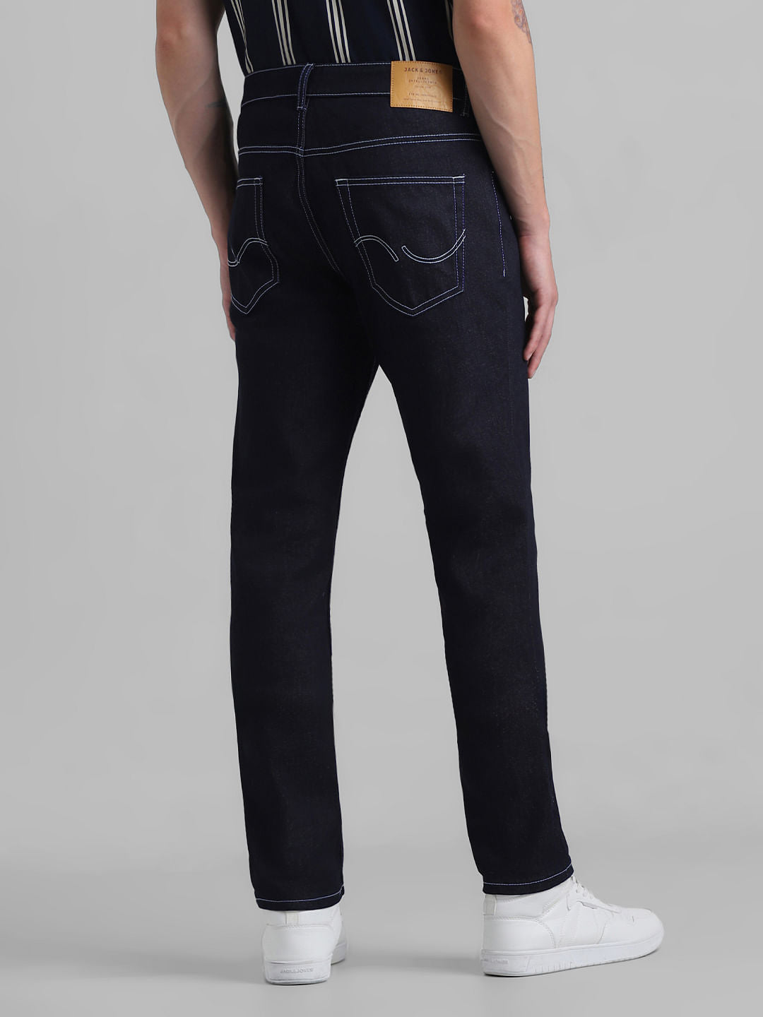 Dark Blue Low Rise Ben Skinny Fit Jeans