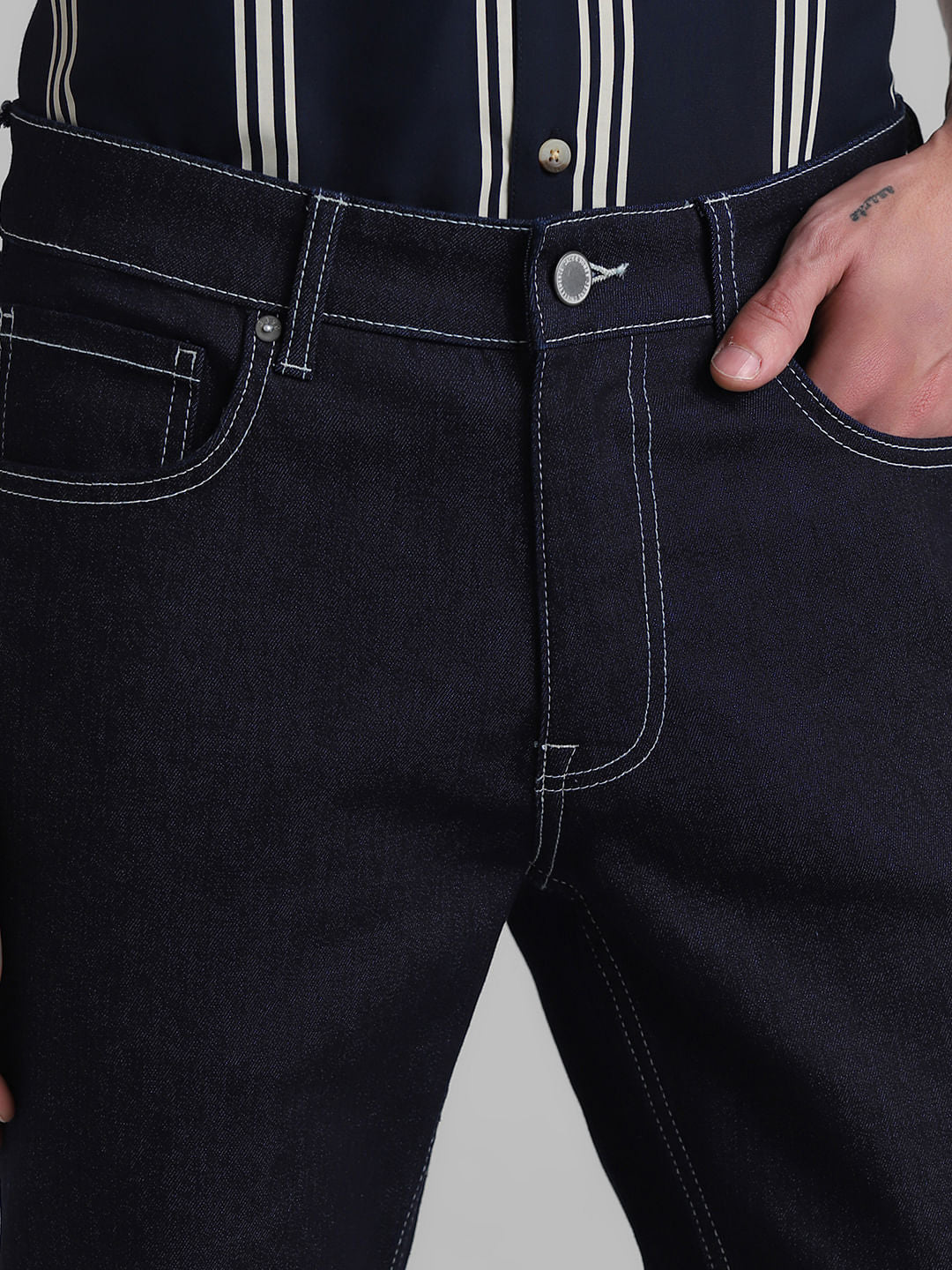 Dark Blue Low Rise Ben Skinny Fit Jeans