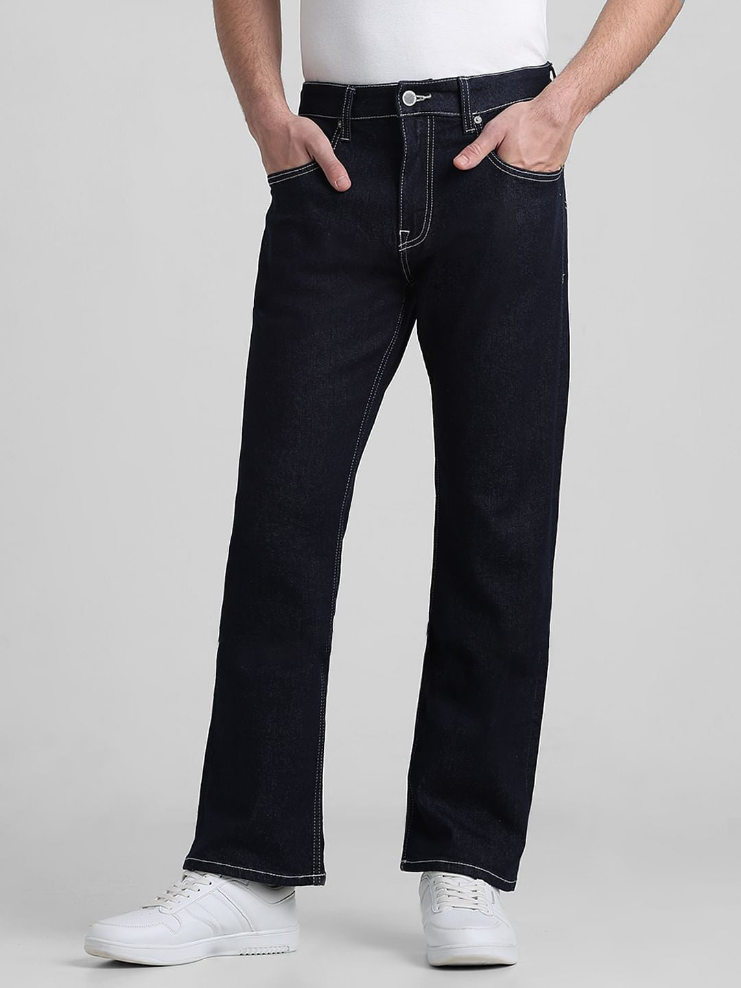 Dark Blue High Rise Ray Bootcut Jeans