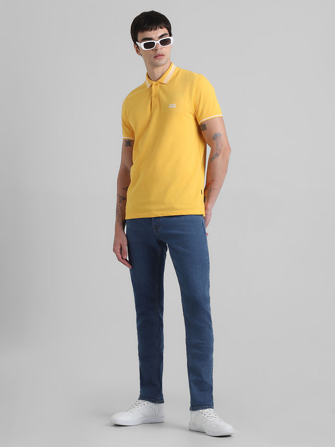 Light Blue Low Rise Glenn Slim Fit Jeans