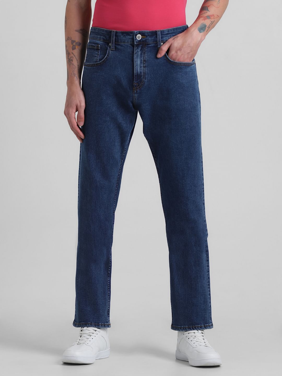 Blue High Rise Ray Bootcut Jeans - 28/30