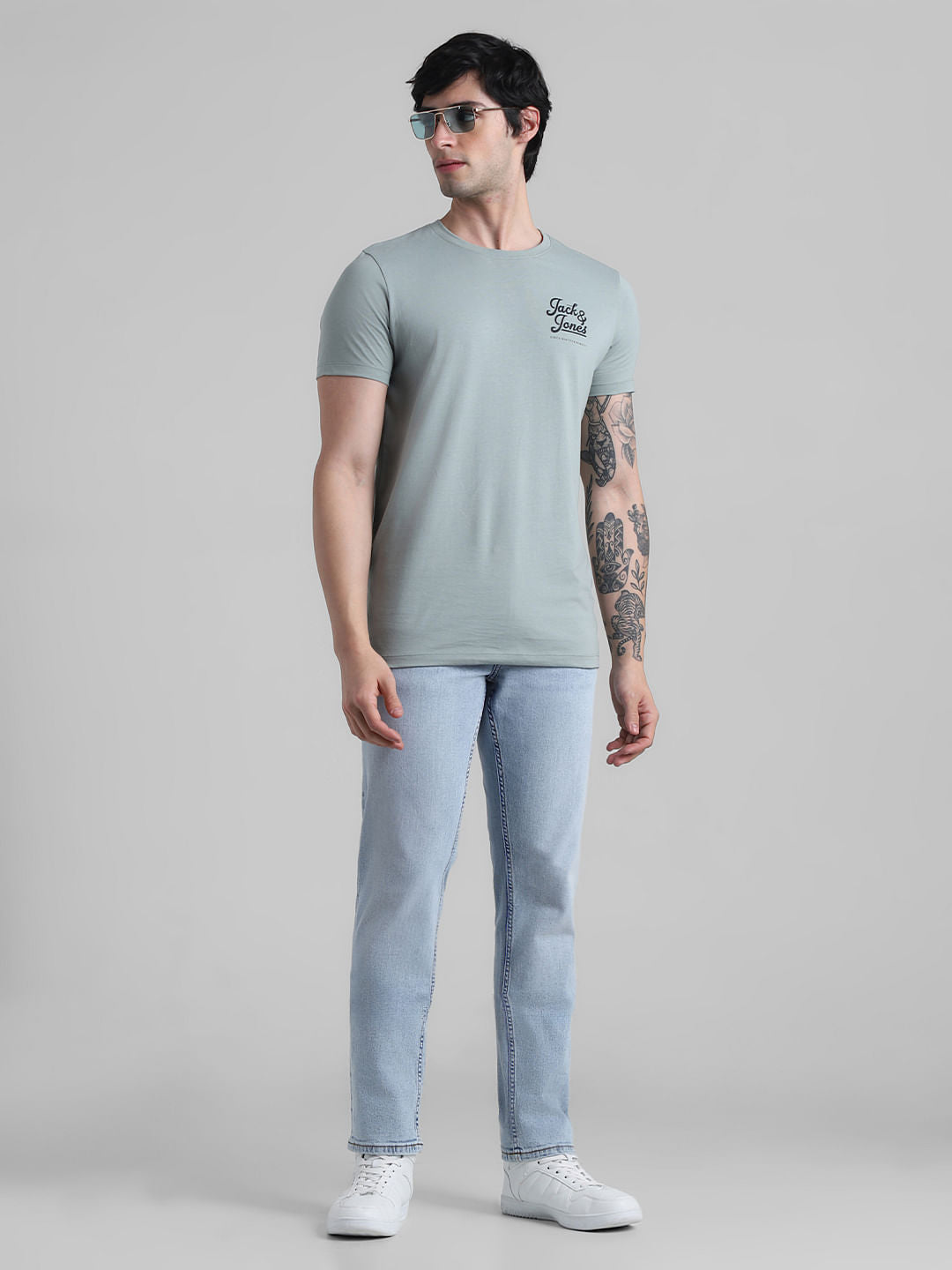 Light Blue Low Rise Washed Ben Skinny Jeans
