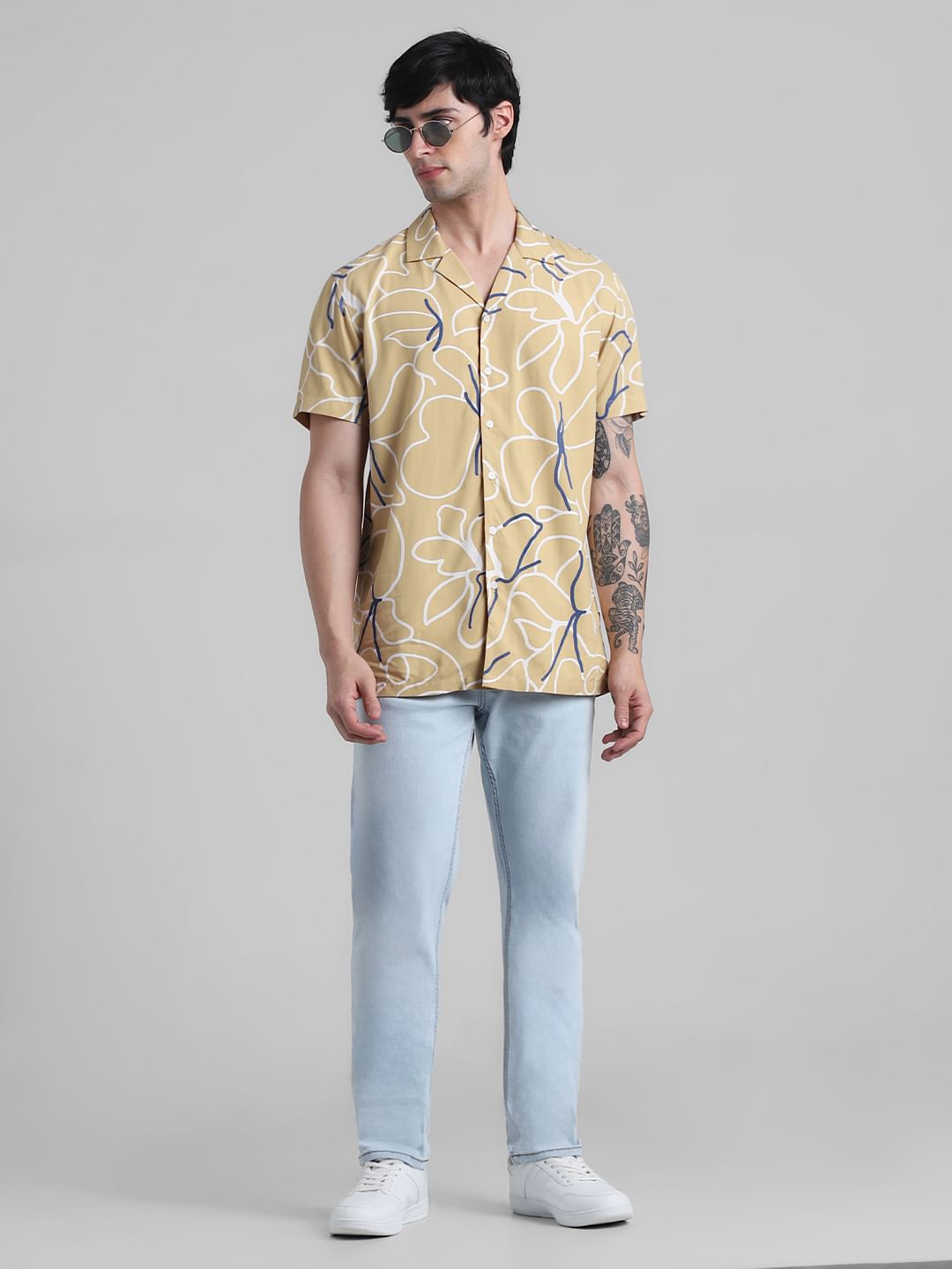 Light Blue Low Rise Washed Ben Skinny Jeans