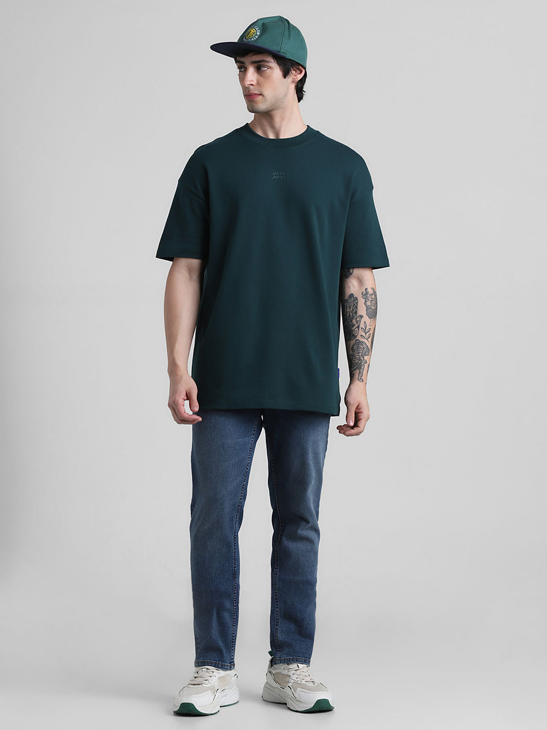 Blue Low Rise Washed Ben Skinny Jeans