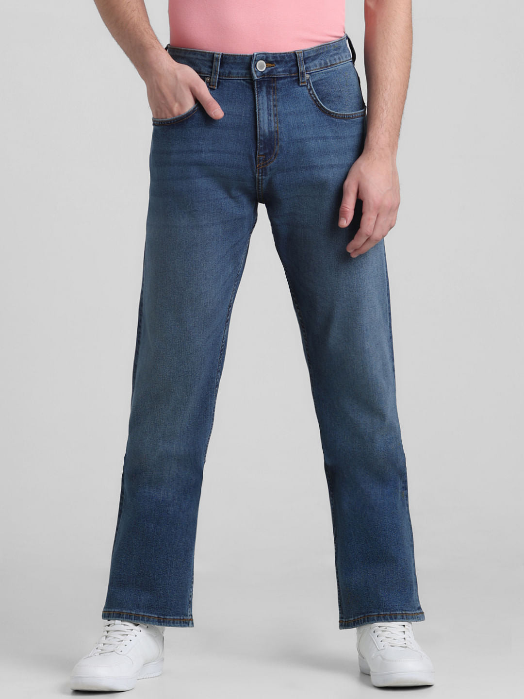 Blue High Rise Ray Bootcut Jeans
