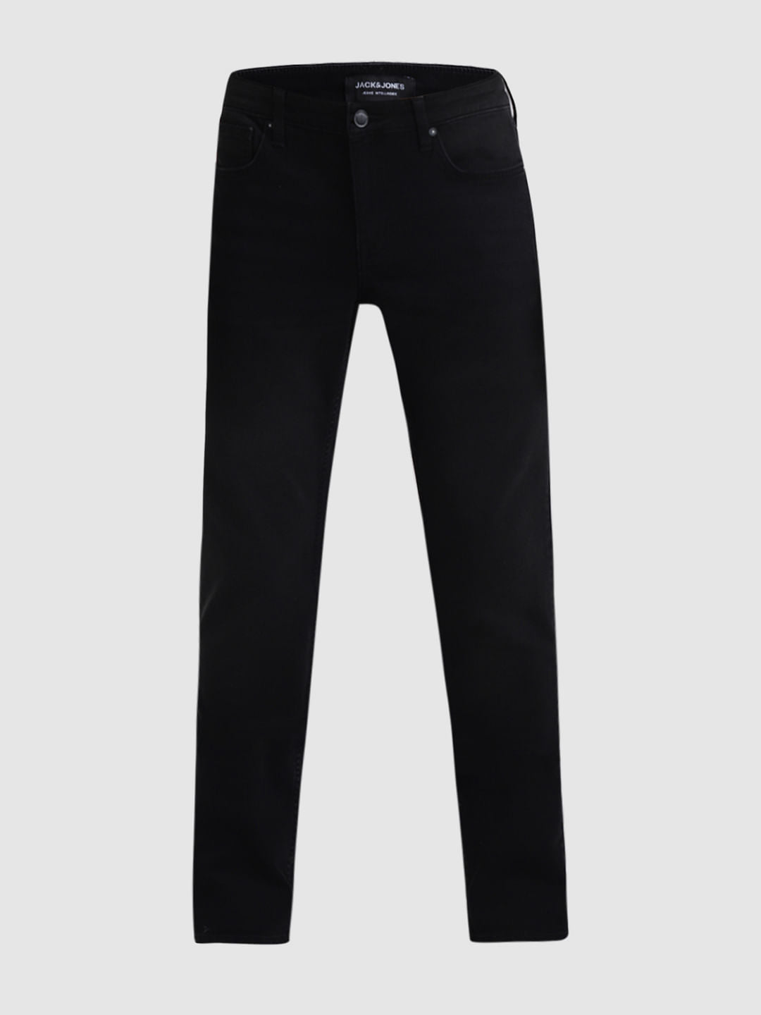 Black Low Rise Glenn Slim Fit Jeans