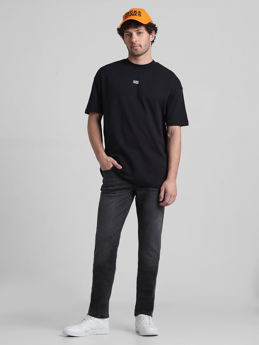 Grey Low Rise GLENN Slim Fit Jeans