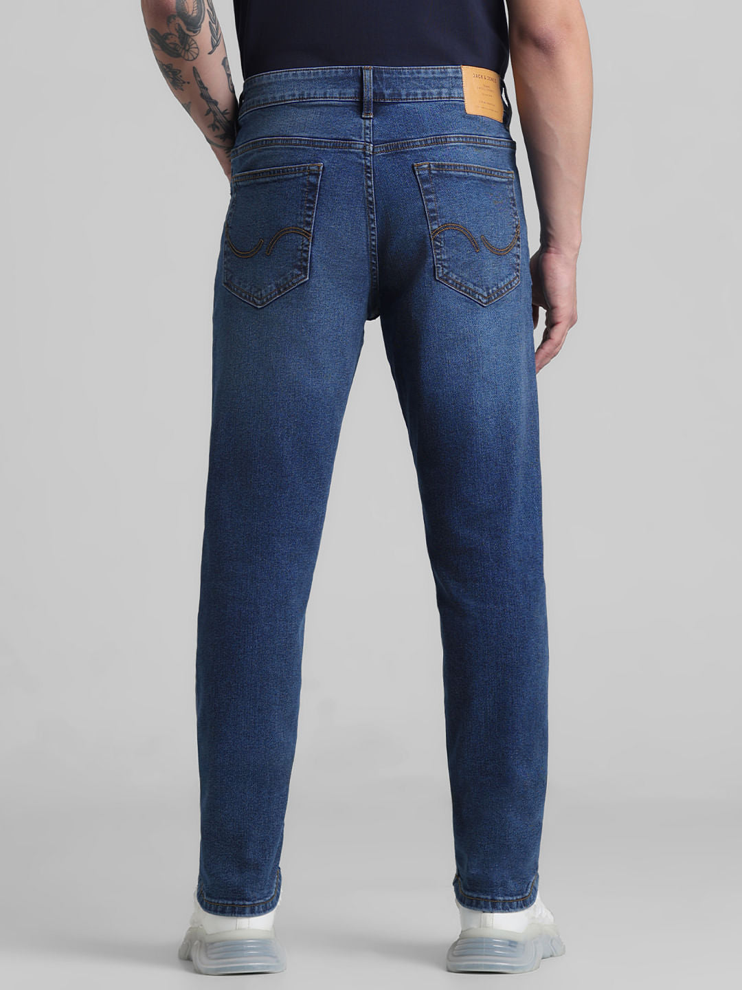 Blue Low Rise Glenn Slim Fit Jeans