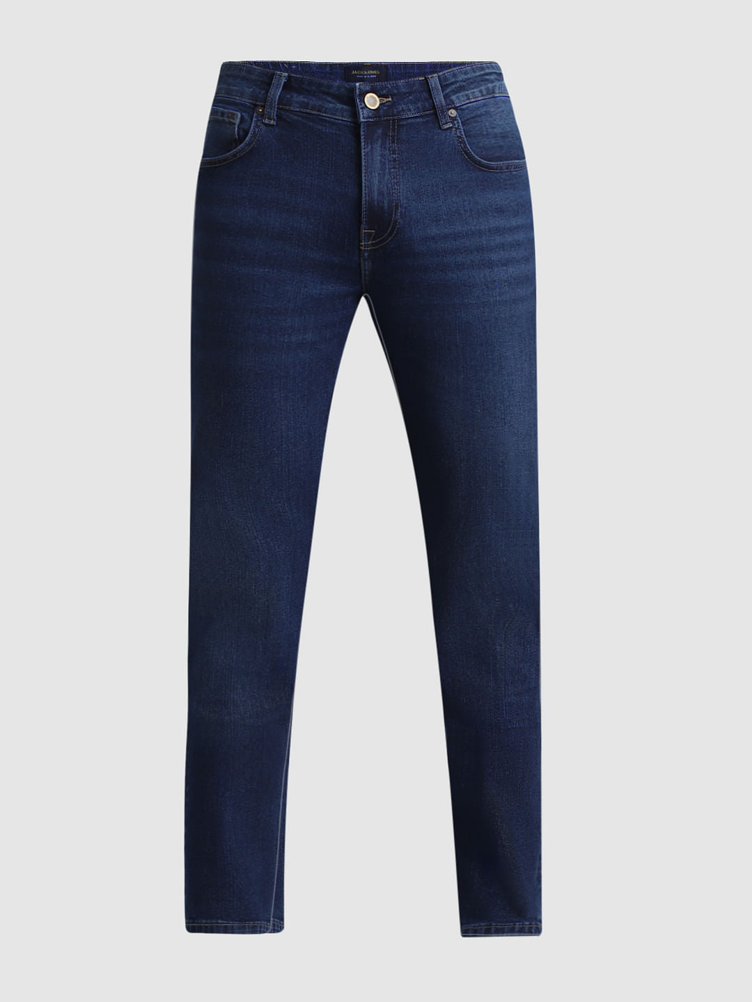 Dark Blue Low Rise Glenn Slim Fit Jeans