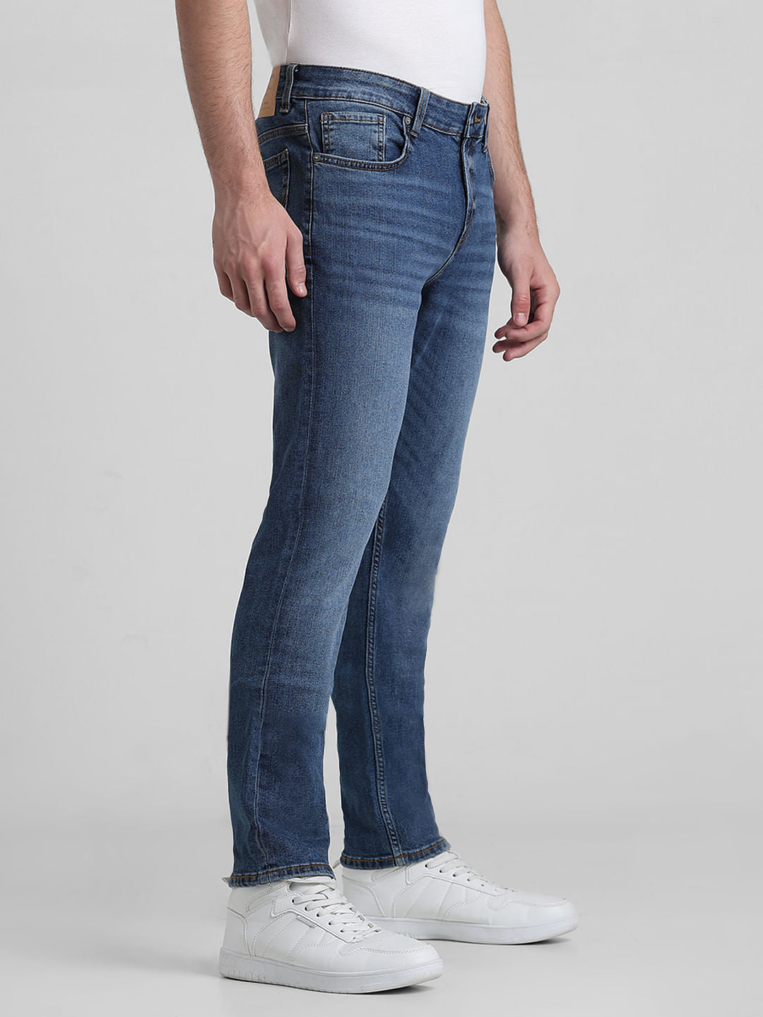 Blue Low Rise GLENN Slim Fit Jeans