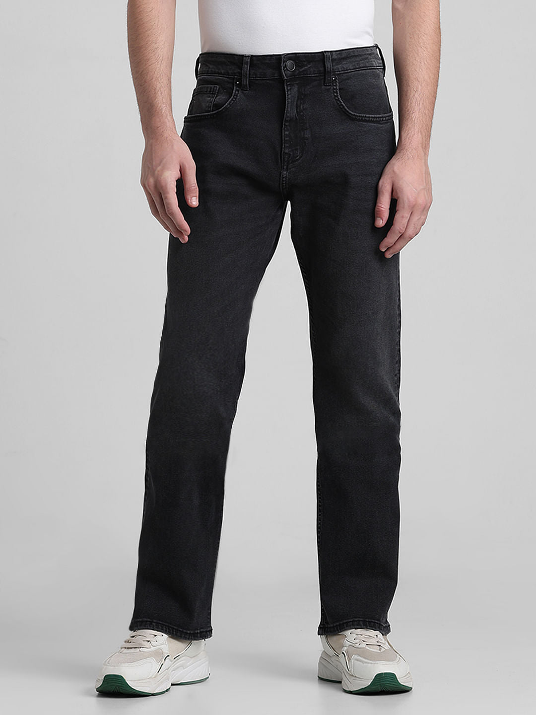 Black High Rise Ray Bootcut Jeans