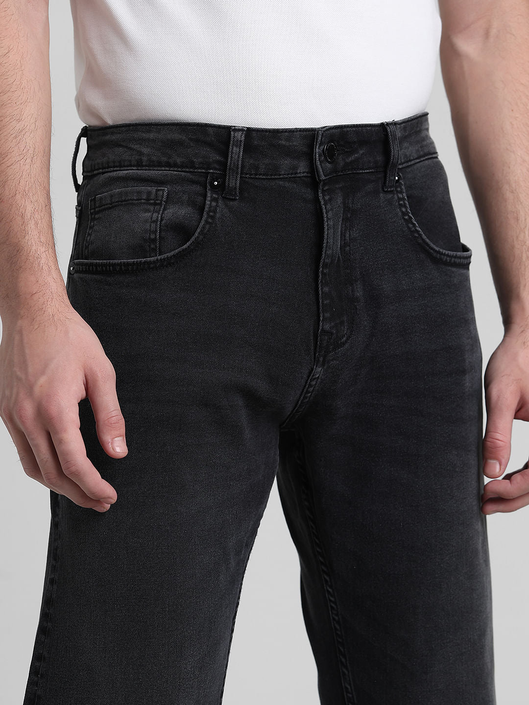 Black High Rise Ray Bootcut Jeans