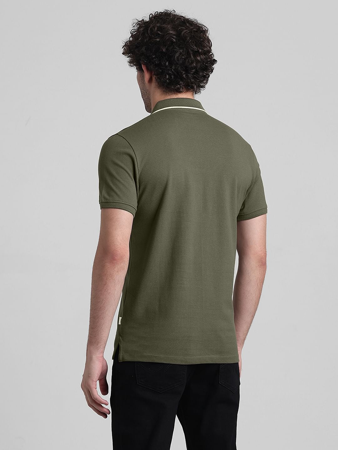 Green Cotton Polo T-shirt
