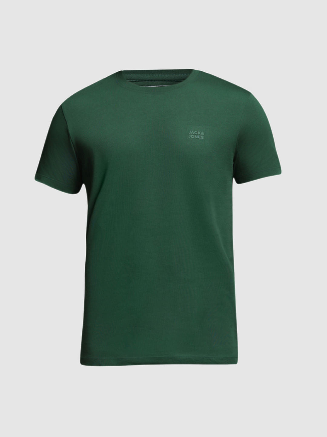 Dark Green Cotton T-Shirt