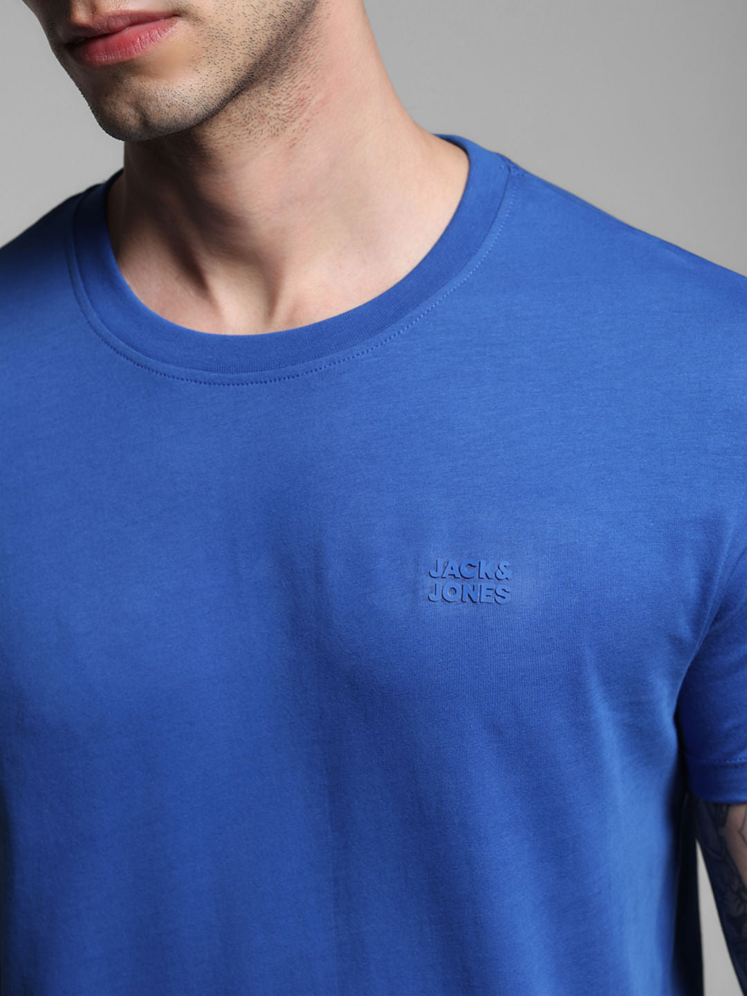 Blue Cotton T-Shirt