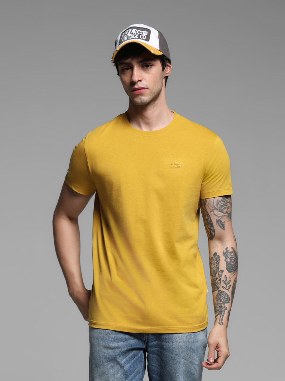 Yellow Cotton T-Shirt