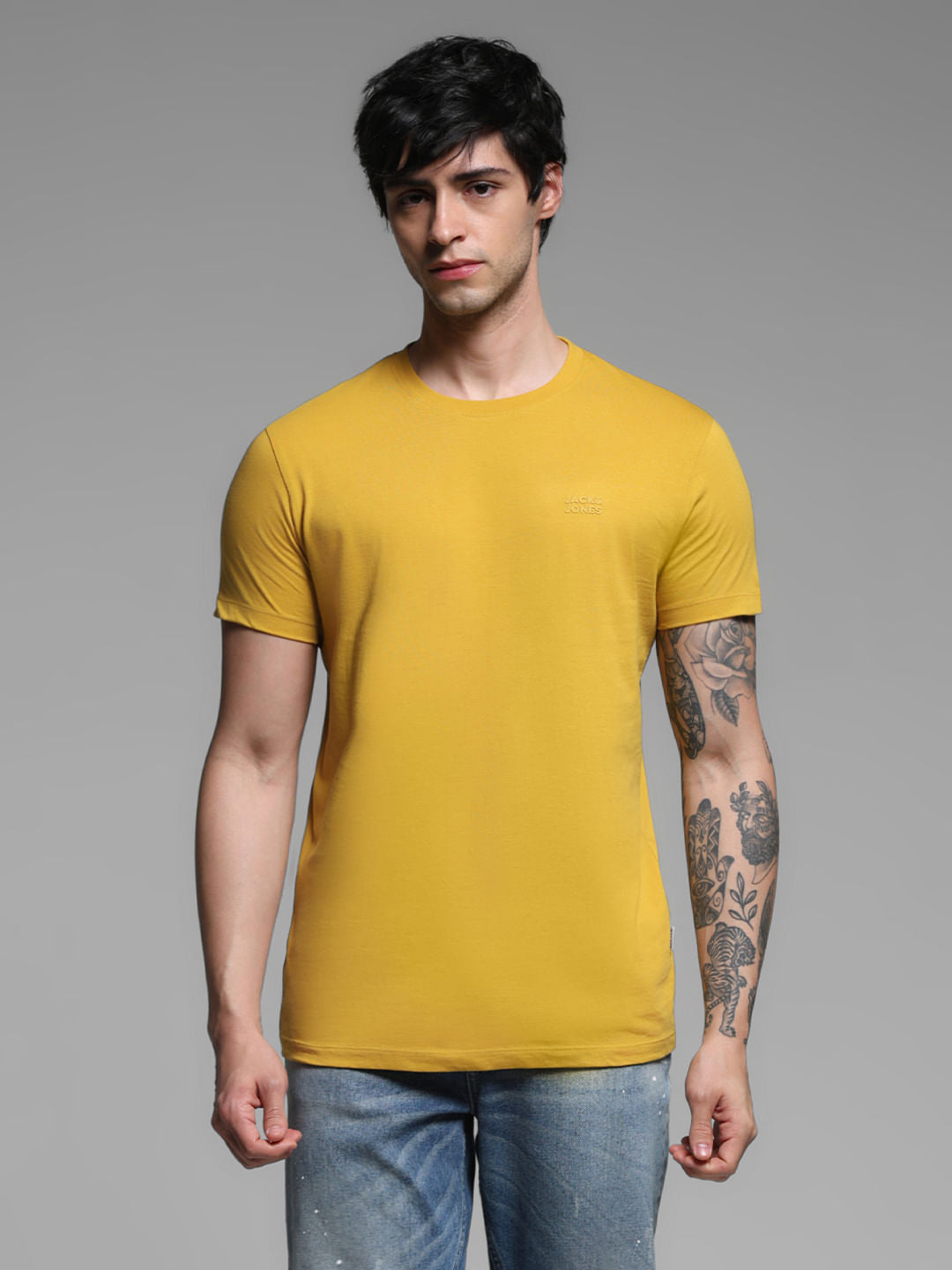 Yellow Cotton T-Shirt