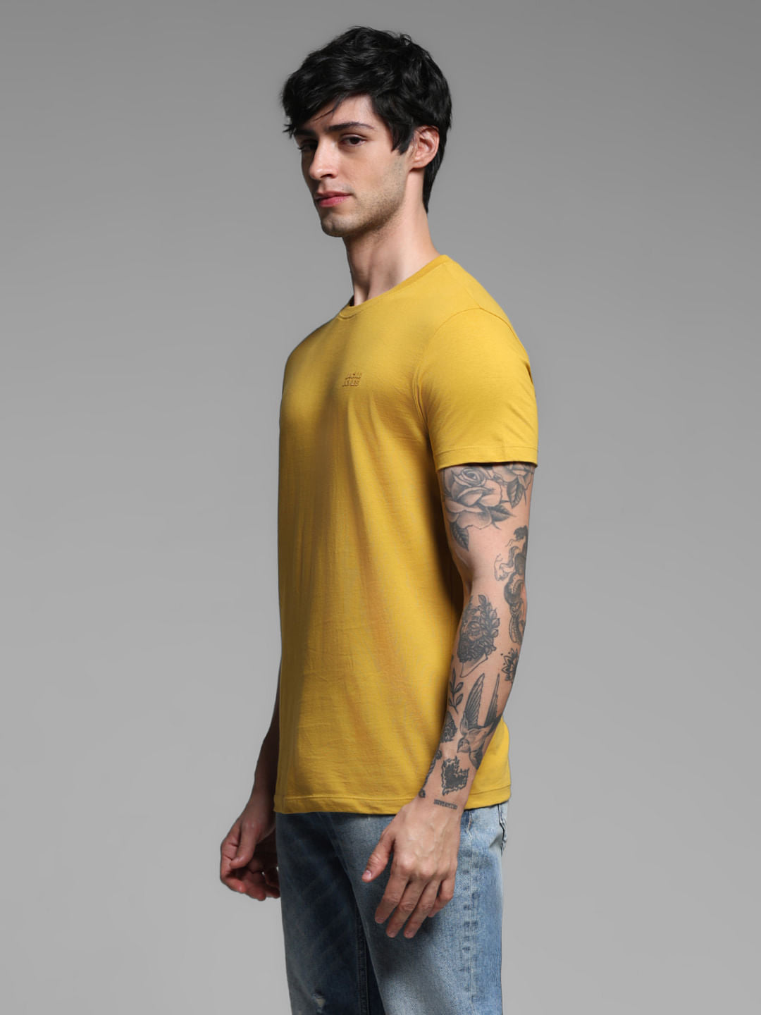 Yellow Cotton T-Shirt