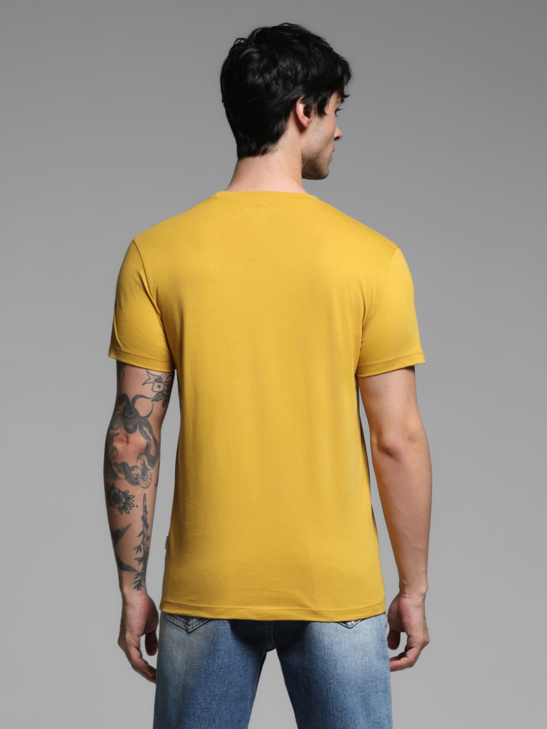 Yellow Cotton T-Shirt