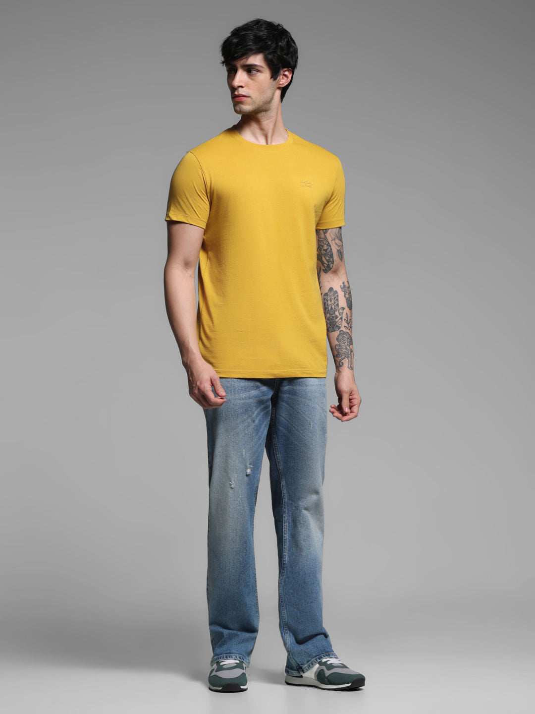 Yellow Cotton T-Shirt