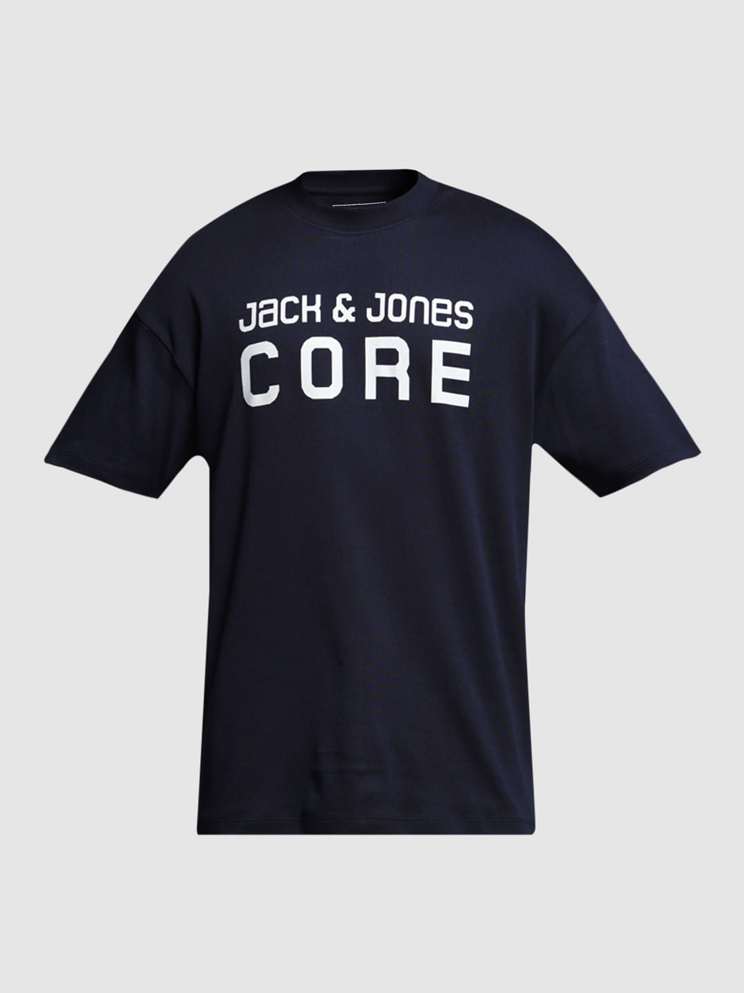 Dark Blue Cotton Oversized T-Shirt